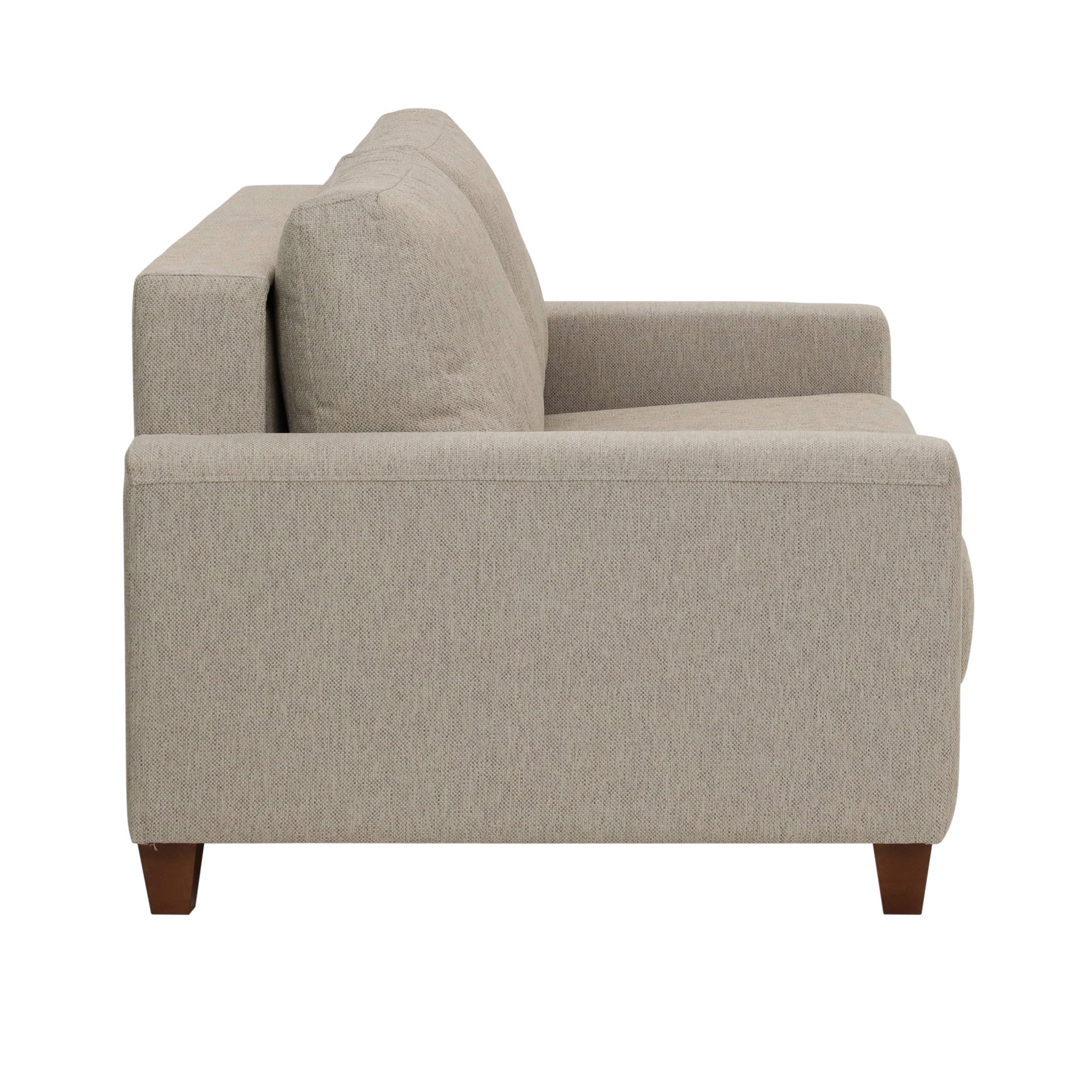 Nico Sleeper Loveseat - Convertible Sofa Bed with Storage | Comfortable Small Space Furniture for Living Room, Guest Room & Studio Apartments
