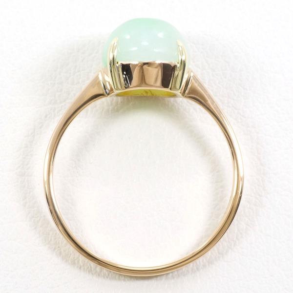 14K Yellow Gold Jade Ring for Women - Elegant Green Gemstone Jewelry for Engagement, Wedding, and Special Occasions