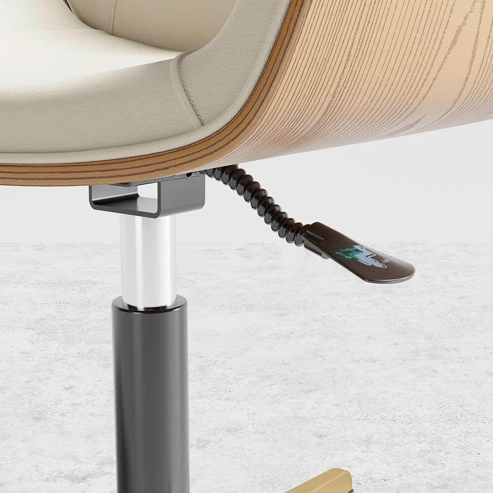 Premium Leather Modern Home Office Chair - Ergonomic High Back Executive Desk Chair with Lumbar Support - Perfect for Working from Home, Gaming & Conference Rooms