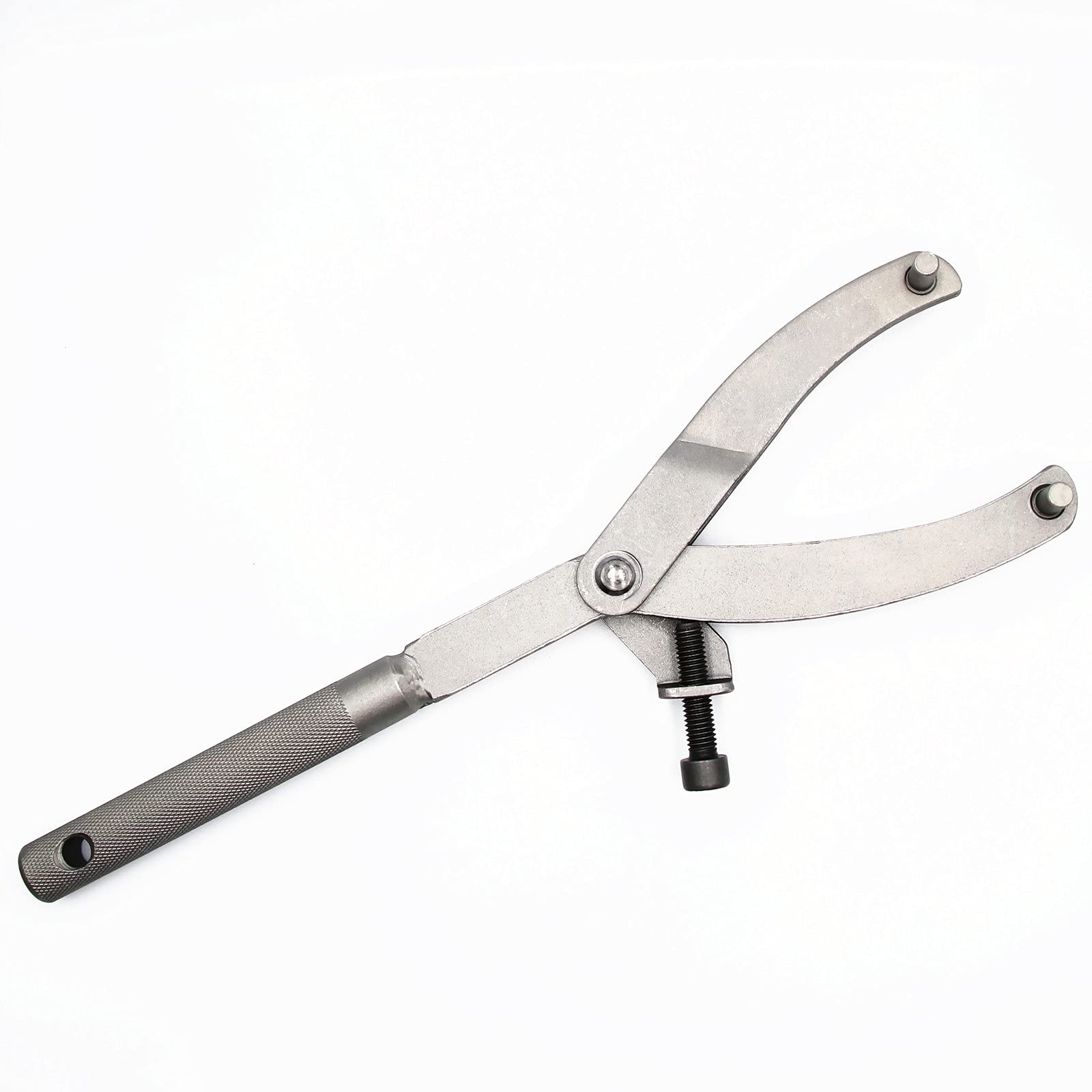 2PCS Adjustable Spanner Wrench for Motorcycle Flywheel, Clutch Hub, Rotor & Sprockets - Fan Clutch Removal Tool - Motorcycle Repair & Maintenance Accessories (Perfect for DIY Bike Servicing & Professional Mechanic Use)