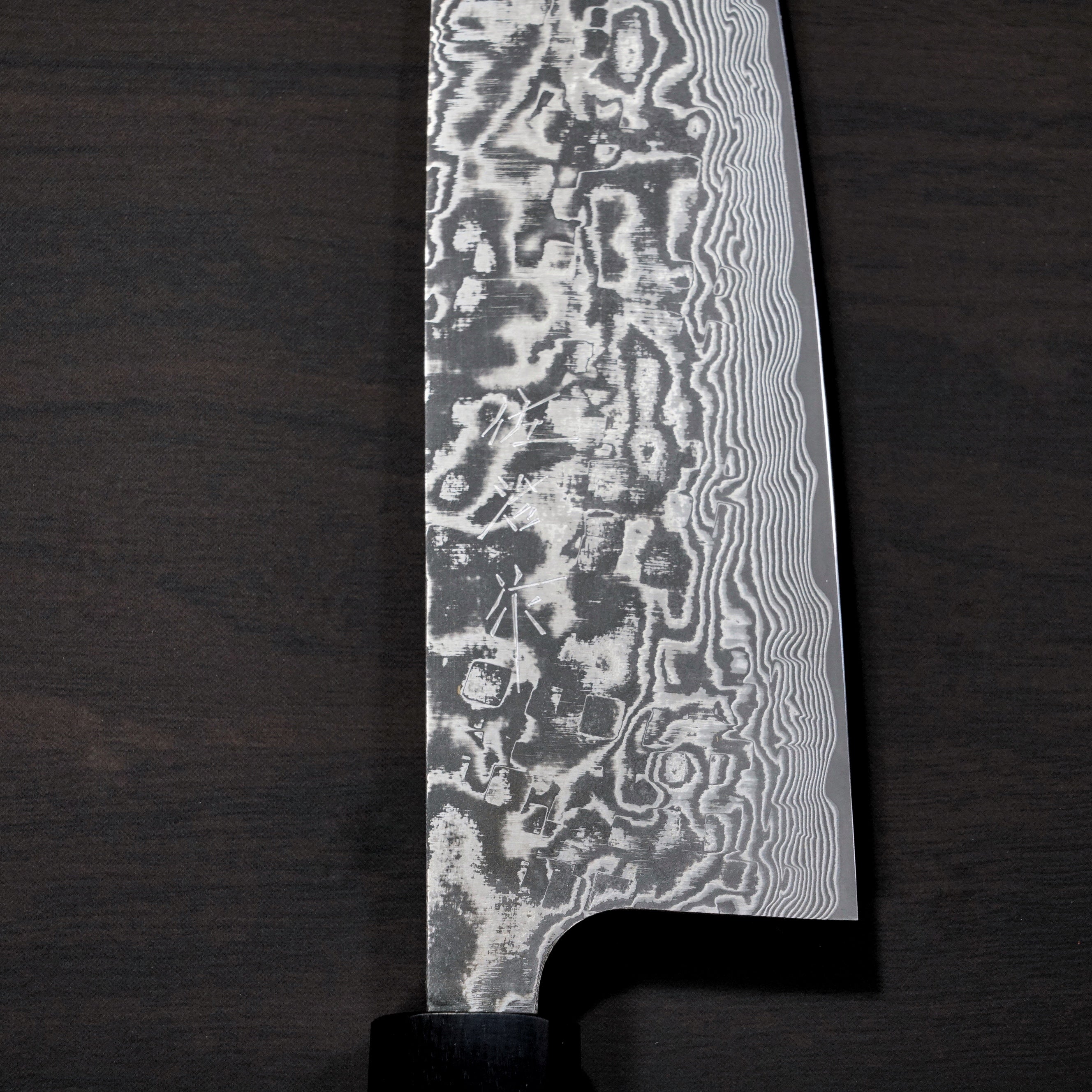 Premium Saji Takeshi SG2 Black Damascus Santoku Knife 180mm - Japanese Chef Knife with Rosewood Handle for Professional Cooking, Meat & Vegetable Cutting - Perfect for Home Chefs & Culinary Enthusiasts