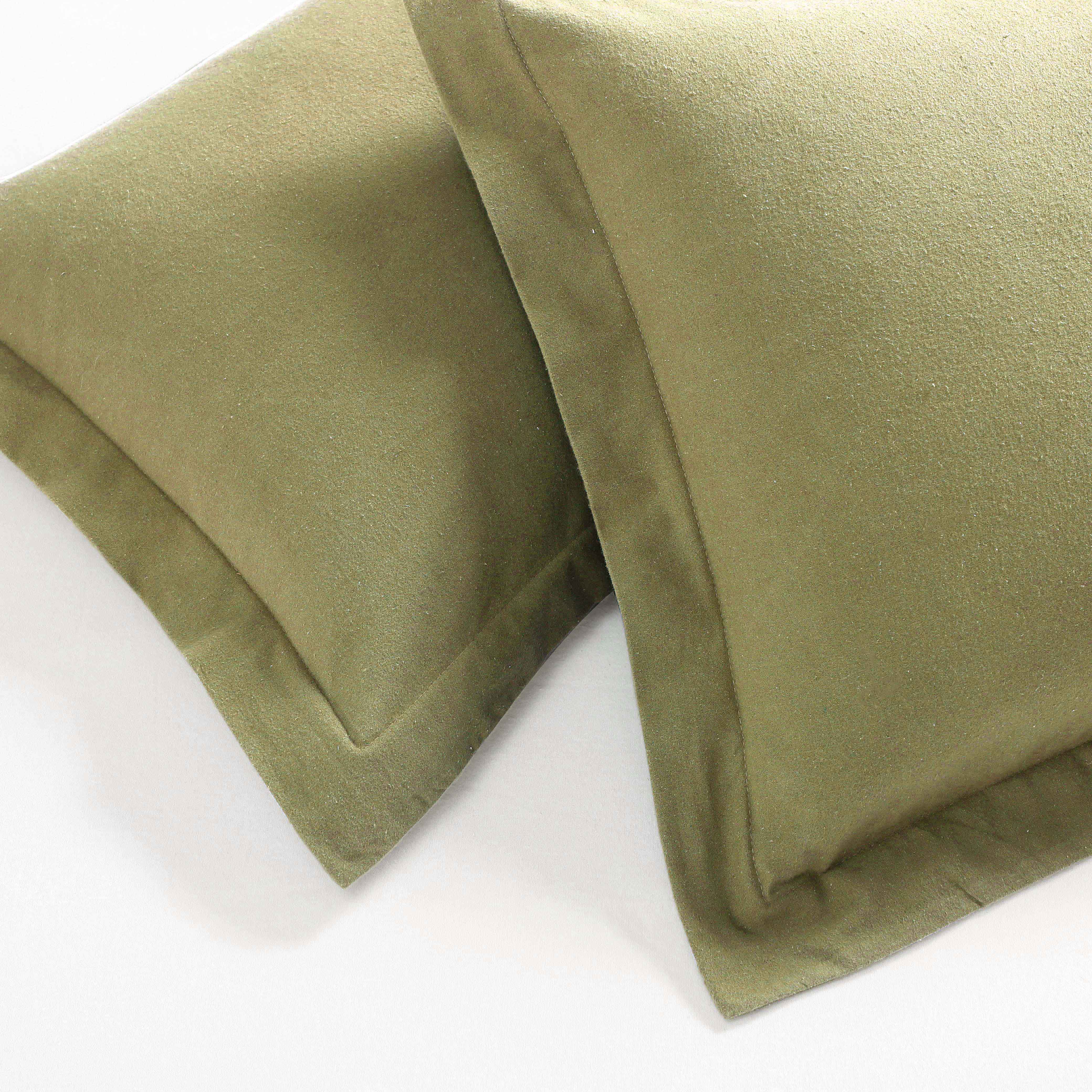 Premium Rome Flannel Cotton Solid Brushed Duvet Cover Set - Soft & Cozy Queen/King Size Bedding for Winter Warmth & Comfort
