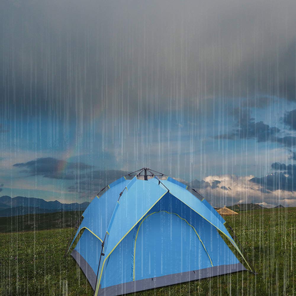 Waterproof Windproof Family Camping Tent - Large Dome Tent with Rainfly, Mesh Windows & Wide Door - Easy Setup & Portable with Carry Bag - Perfect for Outdoor Adventures, Backpacking & Family Camping Trips
