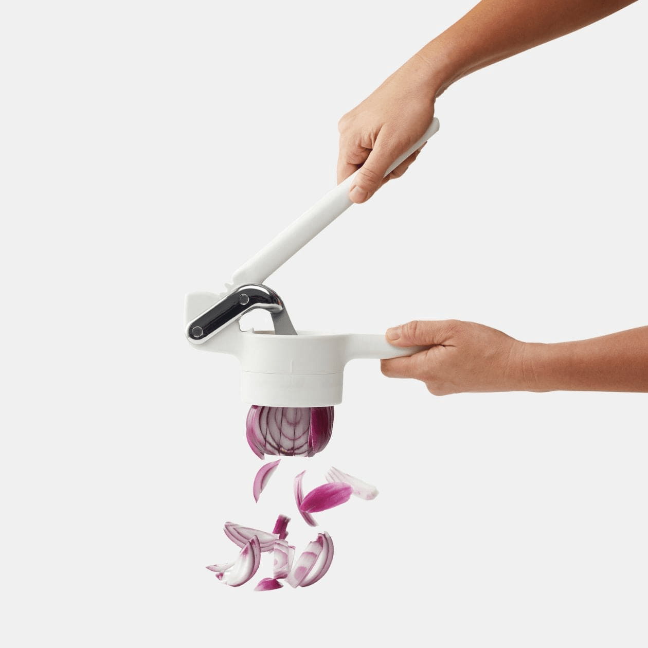 Chef'n Onion Chopper - Quick & Easy Vegetable Dicer for Onions, Peppers & More - Perfect for Salads, Salsas & Meal Prep