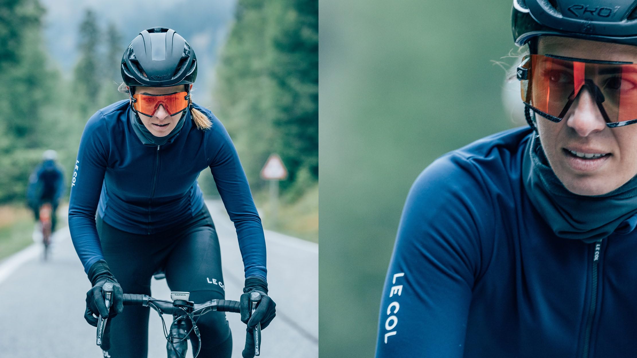 Women's Pro Aqua Zero Long Sleeve Cycling Jersey - Breathable Water Resistant Bike Shirt with Rear Pockets & Zip Closure | Perfect for Road Biking, Mountain Cycling & Outdoor Sports
