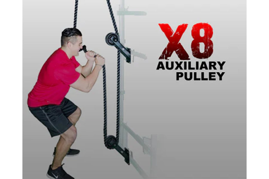 Marpo X8 Mountable Rope Trainer - Professional Strength Training Equipment for Home Gym, CrossFit & Climbing - Perfect for Indoor/Outdoor Fitness Workouts