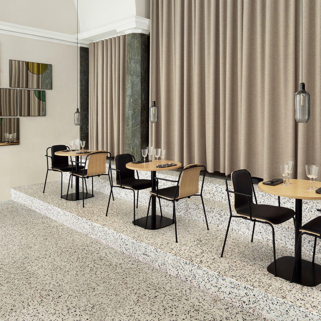 Round Cafe Table - Bar & Counter Height - Perfect for Bistros, Coffee Shops & Home Kitchens