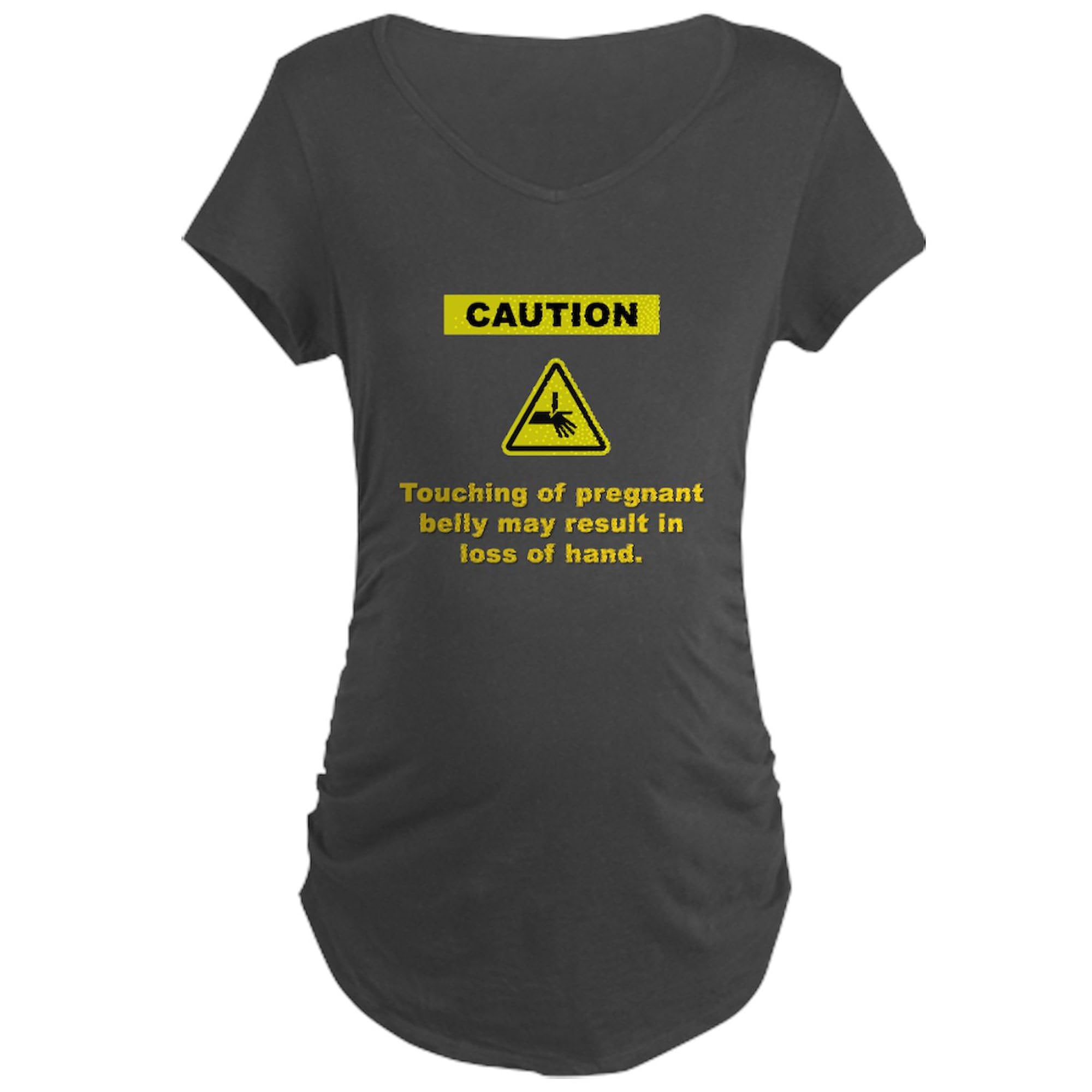 Stylish Maternity Dark T-Shirt for Women - Ruched Side Design for Comfort & Style | Perfect for Pregnancy Photos, Baby Showers & Everyday Wear