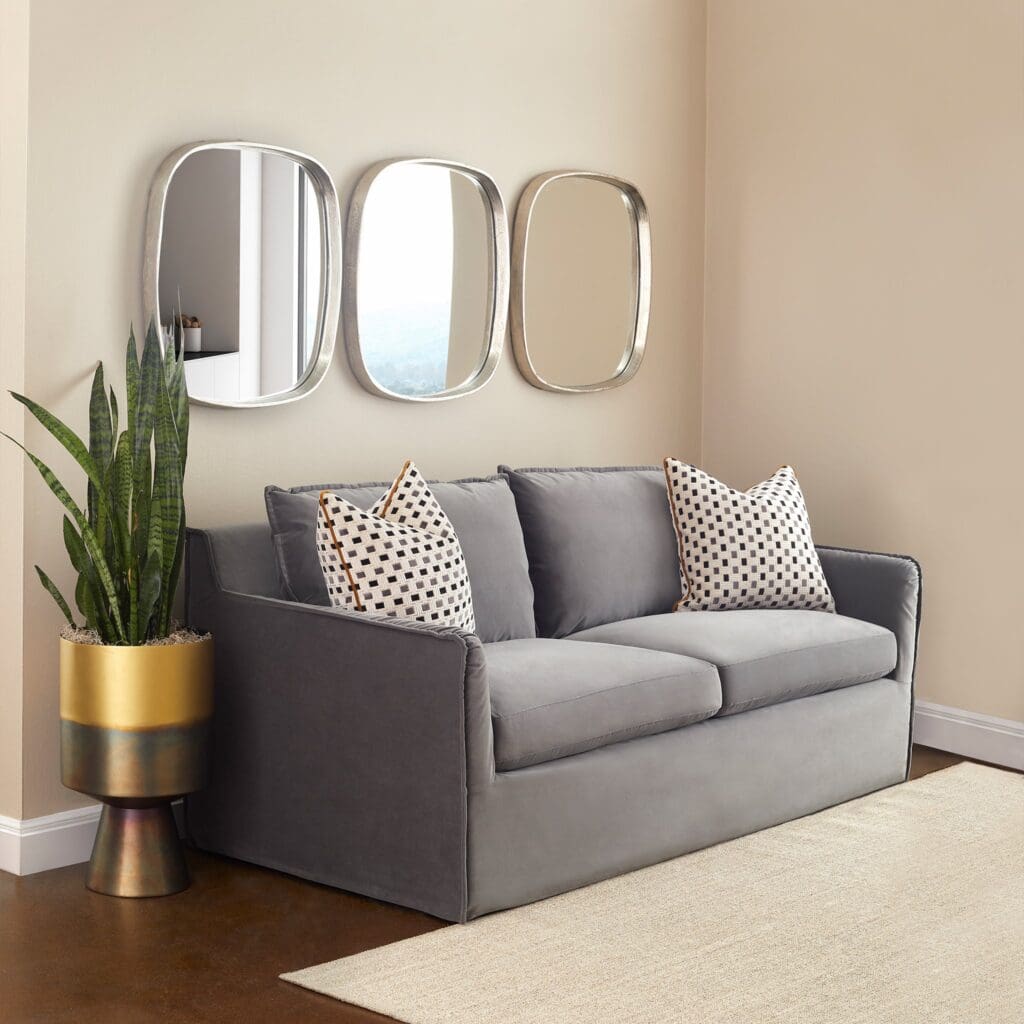 Cyan Design 11377 Sovente Sofa in Grey - Modern Living Room Furniture for Home & Office Comfort