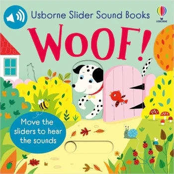 Interactive Slider Sound Book for Kids - Woof! Fun Animal Sounds Learning Toy for Toddlers & Preschoolers - Perfect for Storytime, Early Education & Bedtime Reading