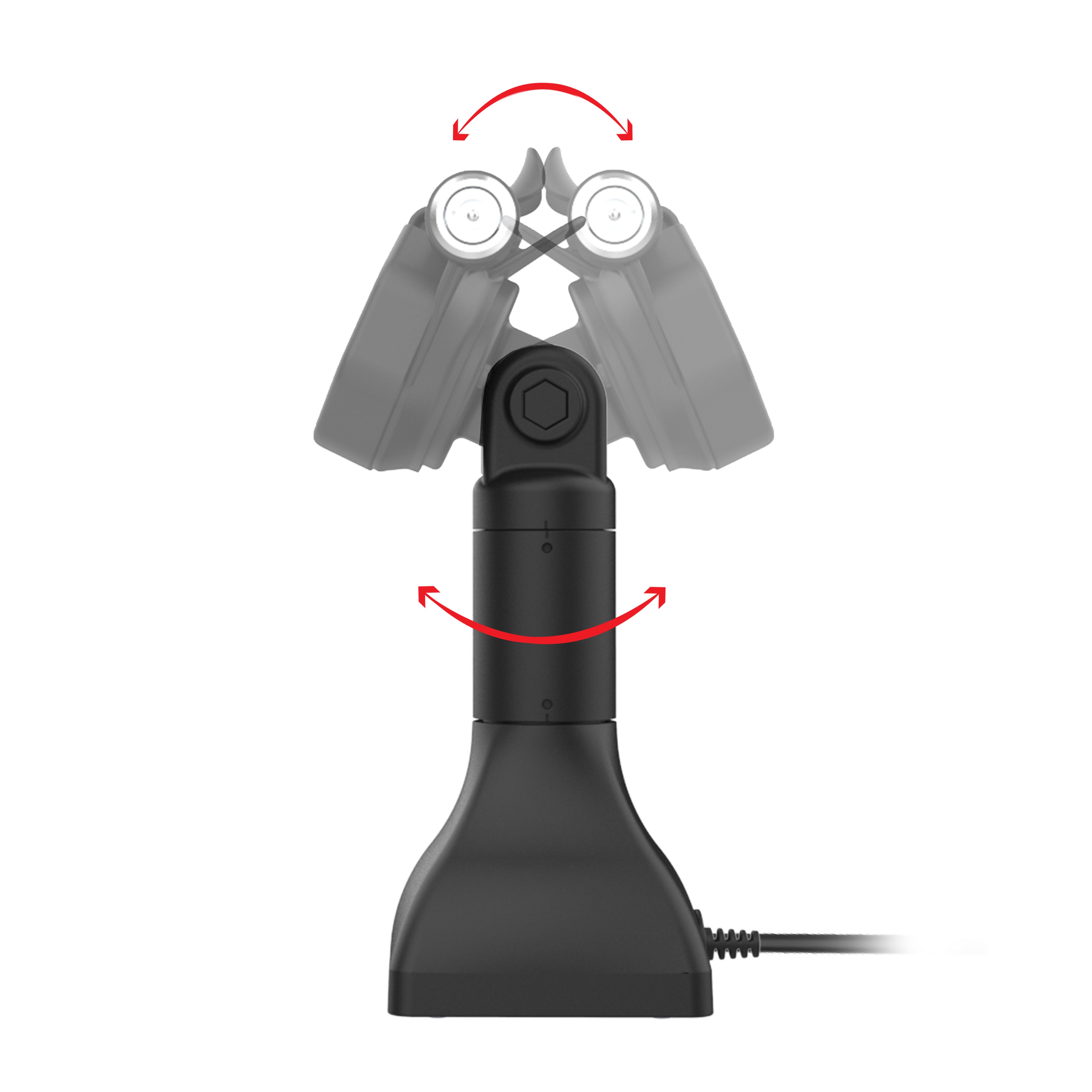 GDS® Uni Conn™ Powered 7-Locking Pedestal Dock with PoE - Secure Charging Station for Multiple Devices | Ideal for Office, Conference Rooms & Workspaces (RAM GDS DOCKLR D11 7 U3E)
