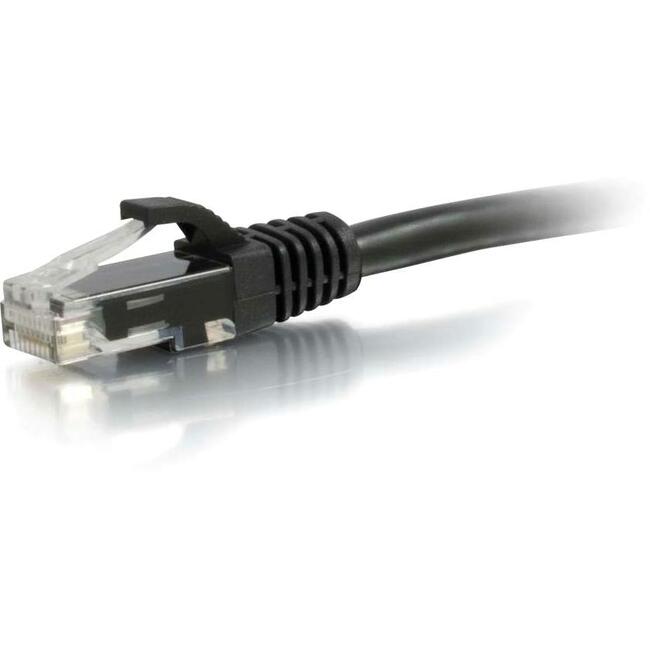 100Ft Cat6 Snagless Unshielded (UTP) Ethernet Network Patch Cable - Black - High-Speed Internet & Gaming Cable for Home Office, Streaming & Online Gaming
