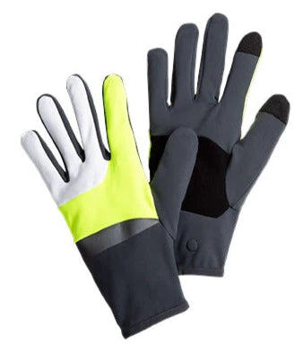 Fusion Midweight Gloves for Men & Women - Asphalt/Nightlife/White (Pair) - Perfect for Cycling, Running, and Outdoor Sports