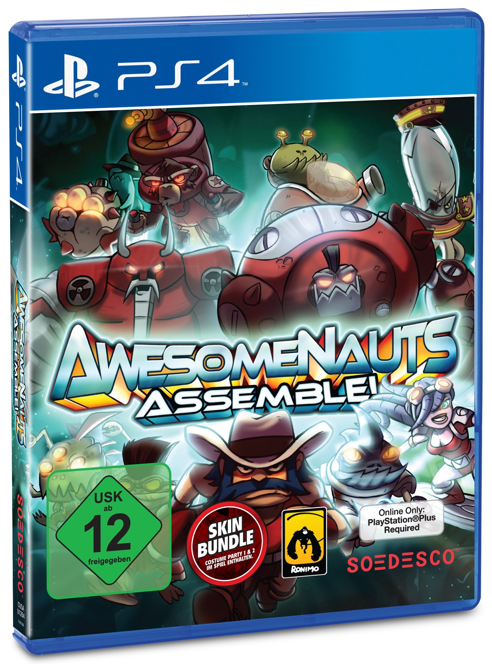 AwesomeNauts Assemble PS4 Game - Multiplayer Action Adventure for PlayStation 4 | Perfect for Online Battles & Party Gaming with Friends