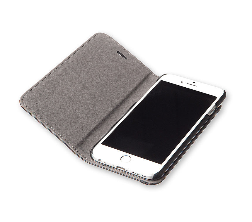 Moleskine Classic Bookstyle Leather Case for iPhone 6 Plus - Premium Protective Cover for Work, Travel & Daily Use