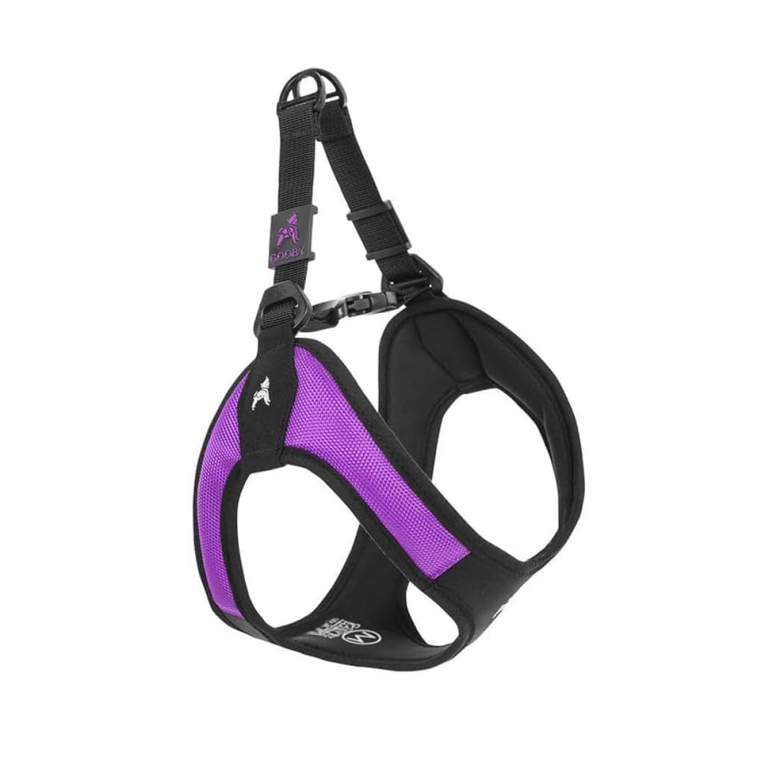 Gooby Escape Free Easy Fit No Pull Dog Harness - Small, Purple - Step-in Design with Quick Release Buckle for Small & Medium Dogs | Perfect for Walking, Hiking & Outdoor Adventures