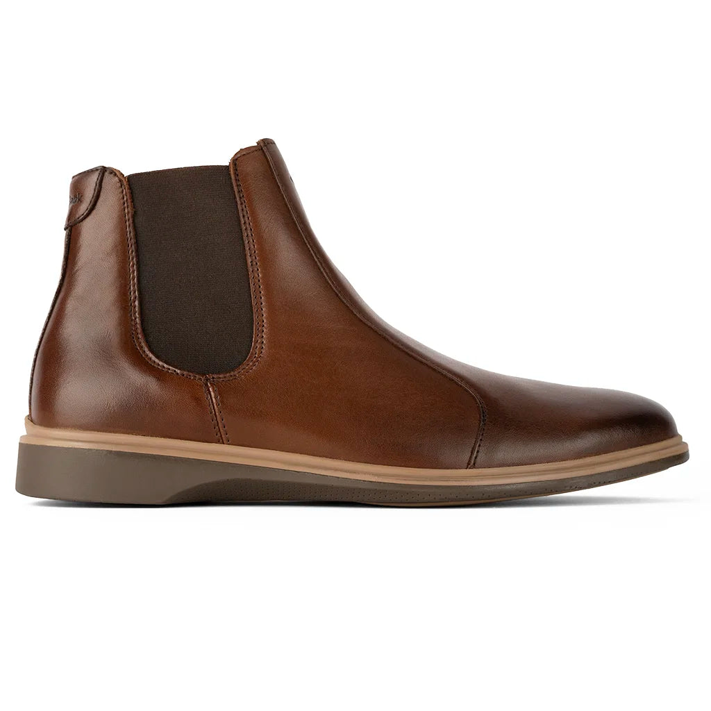 The Chelsea Chestnut Brown Leather Ankle Boots for Women - Stylish & Comfortable Fall & Winter Fashion for Casual Outings & Office Wear