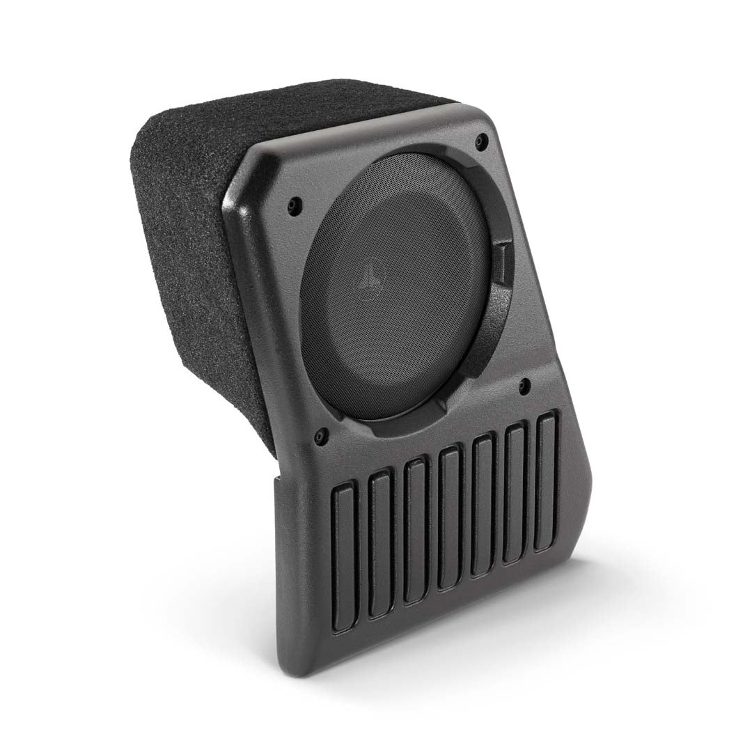 JL Audio SB J JL4DDRV/10TW1 4 Stealthbox Subwoofer Enclosure for 2018+ Jeep Wrangler Unlimited (Driver Side) - Premium Car Audio Upgrade for Enhanced Bass Performance | Perfect for Off-Road Adventures & Daily Commuting