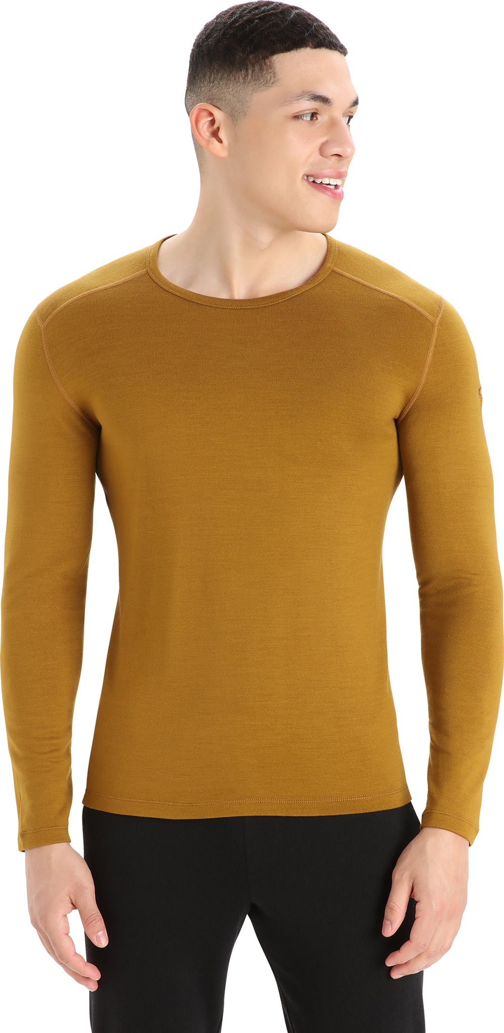 260 Tech LS Crew Baselayer for Men - Long Sleeve Thermal Underwear, Moisture Wicking & Odor Control - Perfect for Cold Weather, Hiking, Skiing & Outdoor Activities