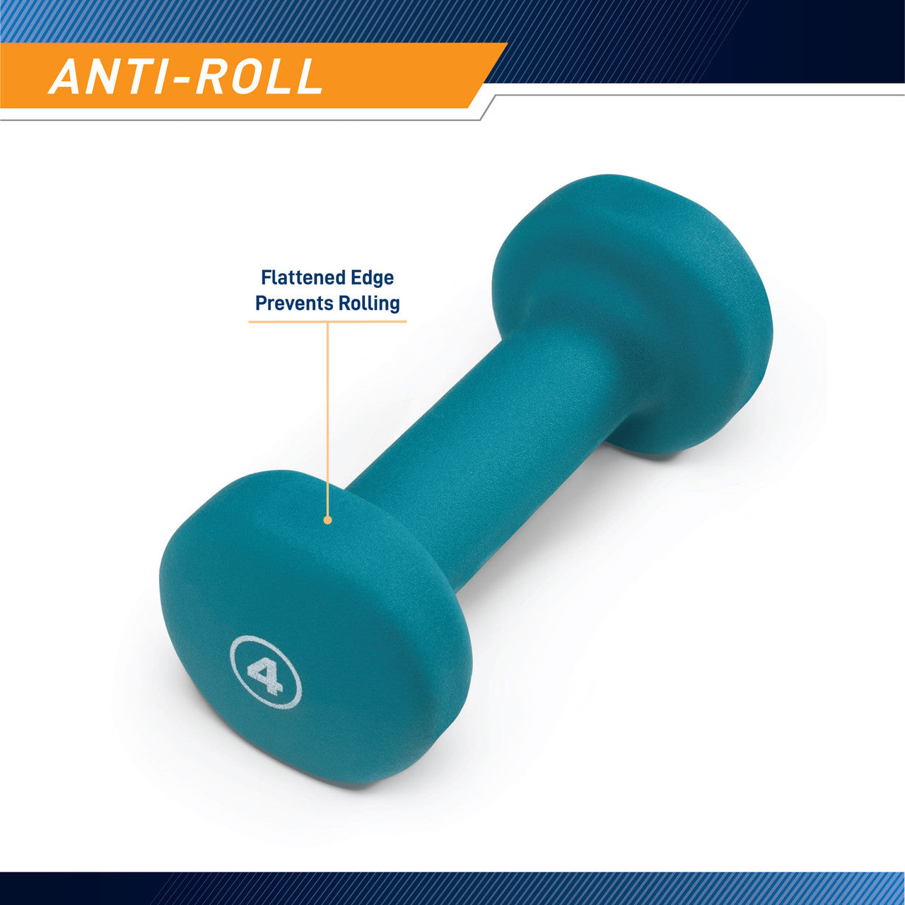 Marcy 4lb Neoprene Dumbbell Set - Lightweight Home Gym Weights for Women & Men - Perfect for Strength Training, Yoga, and Fitness Workouts