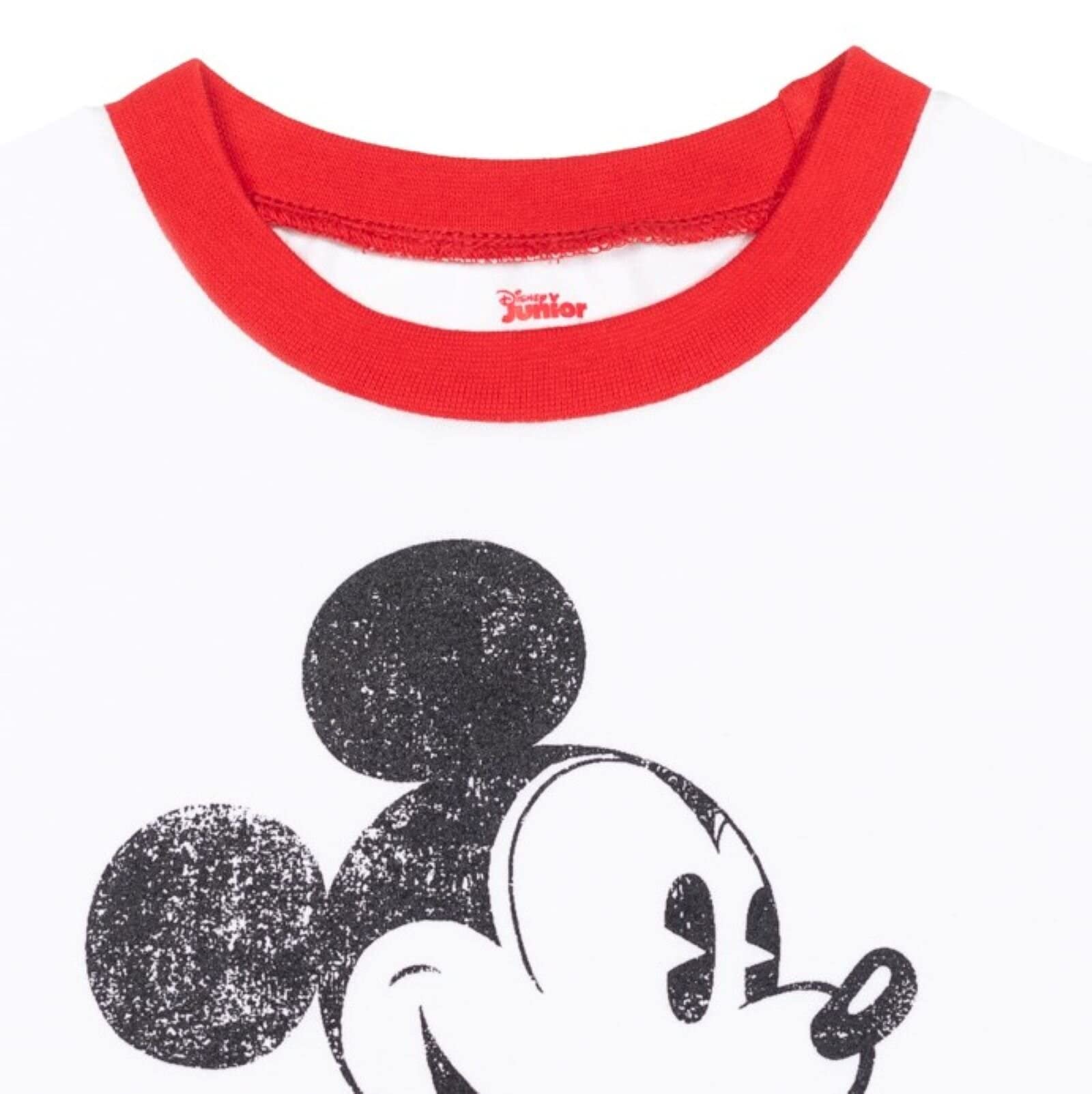 Disney Mickey Mouse Boys' Fleece Long Sleeve T-Shirt & Pants Set - White/Gray - 3T - Warm Winter Outfit for Toddlers - Perfect for Playdates, Preschool & Family Photos