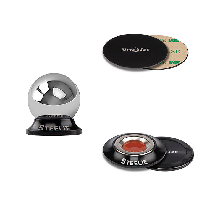 Nite Ize Steelie Orbiter Dash Kit - Universal Car Phone Mount Holder for iPhone, Samsung & Smartphones - Perfect for GPS Navigation, Hands-Free Calling & Road Trips