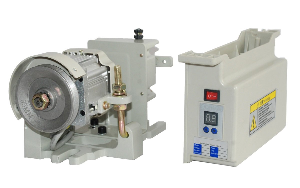 750W Energy Saving Brushless Servo Motor for Industrial Sewing Machine (110V) - High Efficiency, Quiet Operation for Garment Manufacturing & Heavy Duty Textile Work