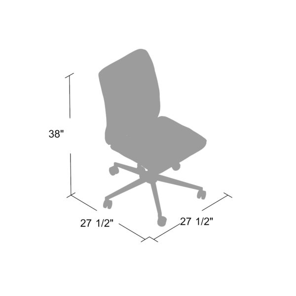 Boss Millennial Modern Home Office Chair - Vinyl Upholstered Ergonomic Desk Chair Models B330, B331, B330PM - Perfect for Remote Work & Gaming Setup
