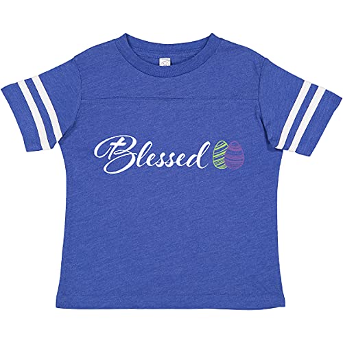 Football Blue and White