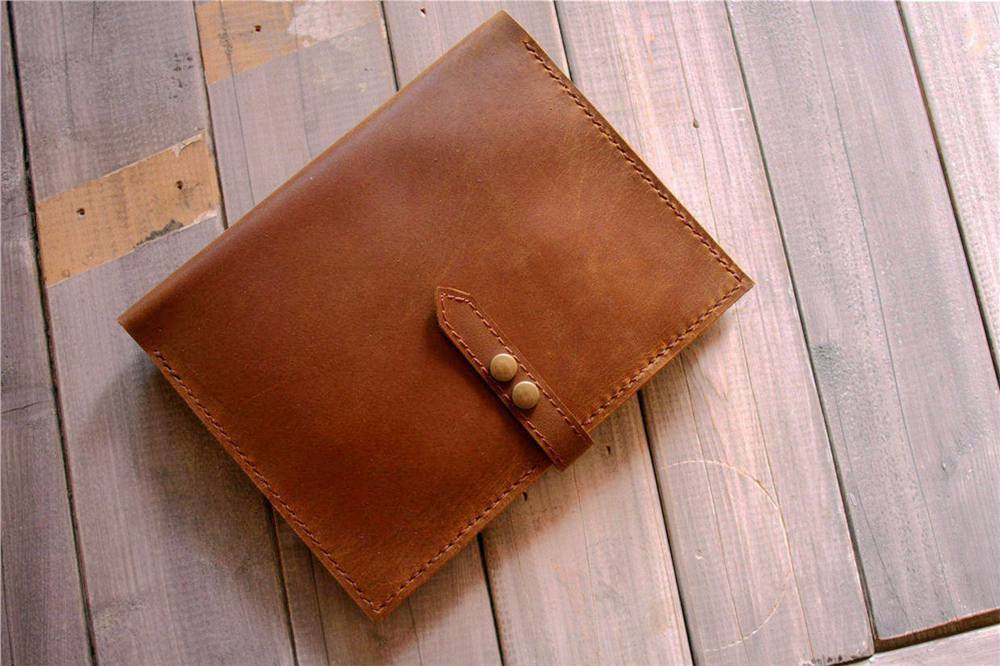 Handmade A5 Leather Sketchbook Cover - Premium Vegan Leather Journal Cover for Artists & Writers - Perfect for Sketching, Drawing & Note-Taking