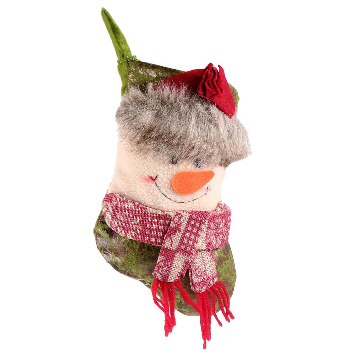 NUOBESTY Christmas Stocking Bags - Snowman Hanging Candy Bags for Xmas Tree Decorations, Gift Card Holders & Cash Bags - Perfect for Holiday Gifts, Treats & Festive Home Decor