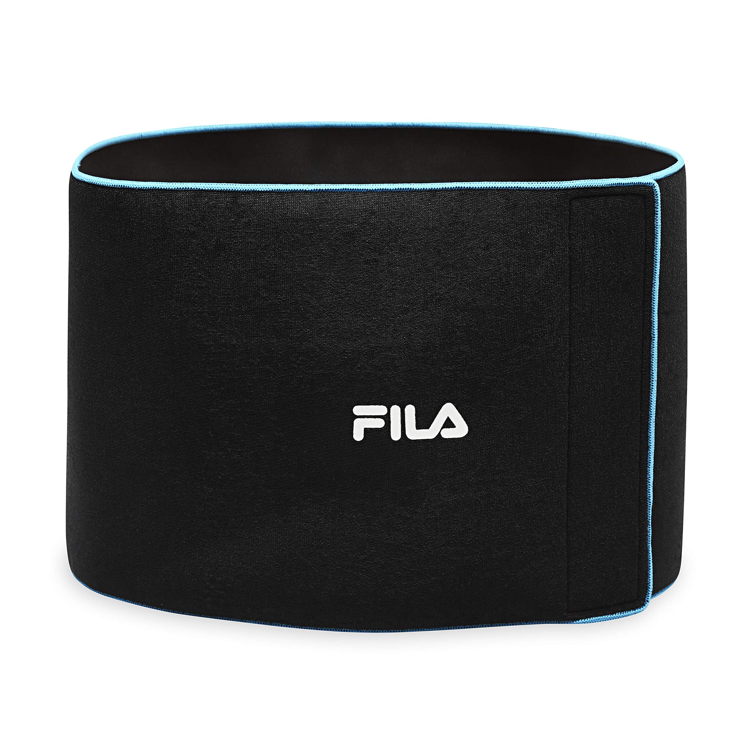 FILA Waist Trimmer Slimming Belt for Women & Men - Neoprene Sweat Trainer for Stomach, Abs, Back & Waist - Gym, Workout & Postpartum Recovery