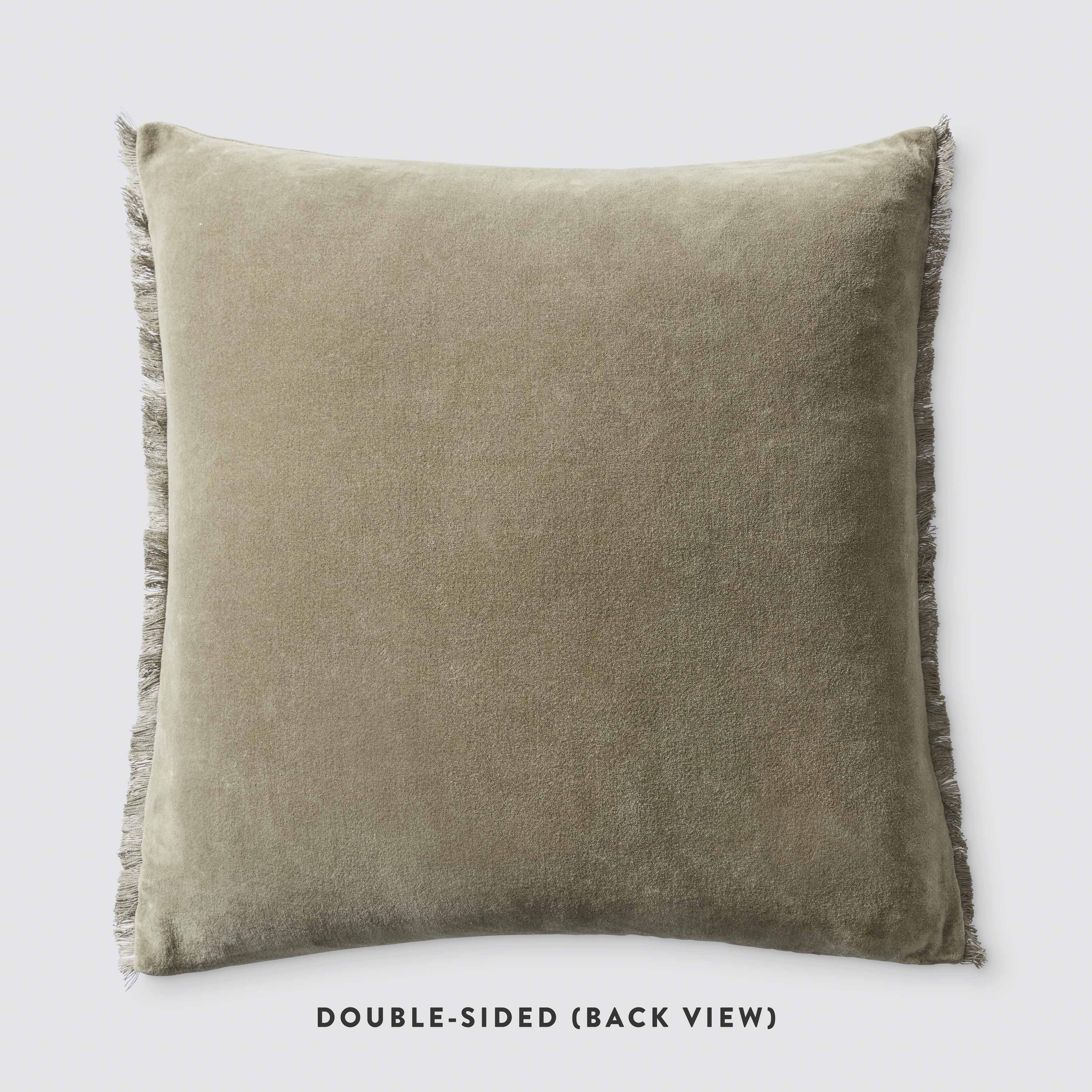 Luxury Velvet Throw Pillow Covers - Soft Decorative Cushion for Sofa, Bed & Home Decor - Elegant Living Room & Bedroom Accent - Set of 2 (18x18 Inches)