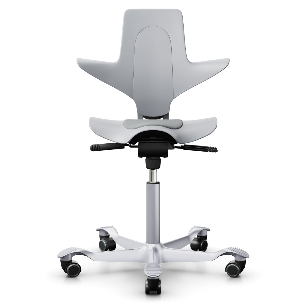 HÅG Capisco 8010 Ergonomic Saddle Chair - Adjustable Height & Tilt for Office & Home Workspace - Perfect for Standing Desks, Computer Work & Creative Studios
