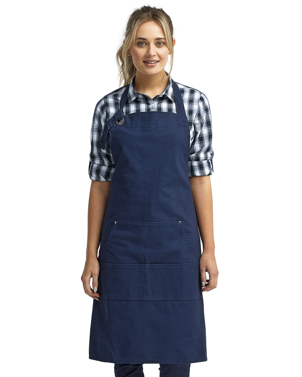 Reprime RP137 Heavy Duty Cotton Canvas Unisex Apron with Pockets - Perfect for Cooking, Gardening, Woodworking & DIY Crafts