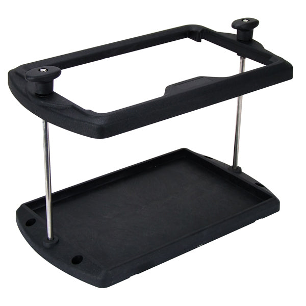 Heavy Duty Plastic Battery Tray for Car, Boat & RV - Secure & Durable Battery Storage Solution - Ideal for Automotive, Marine & Outdoor Power Equipment
