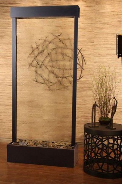 ADAGIO Tranquil River Ceiling Light Fixture - Blackened Copper & Clear Glass Shade - Model TRC1550 - Perfect for Living Room, Bedroom, or Dining Room Lighting