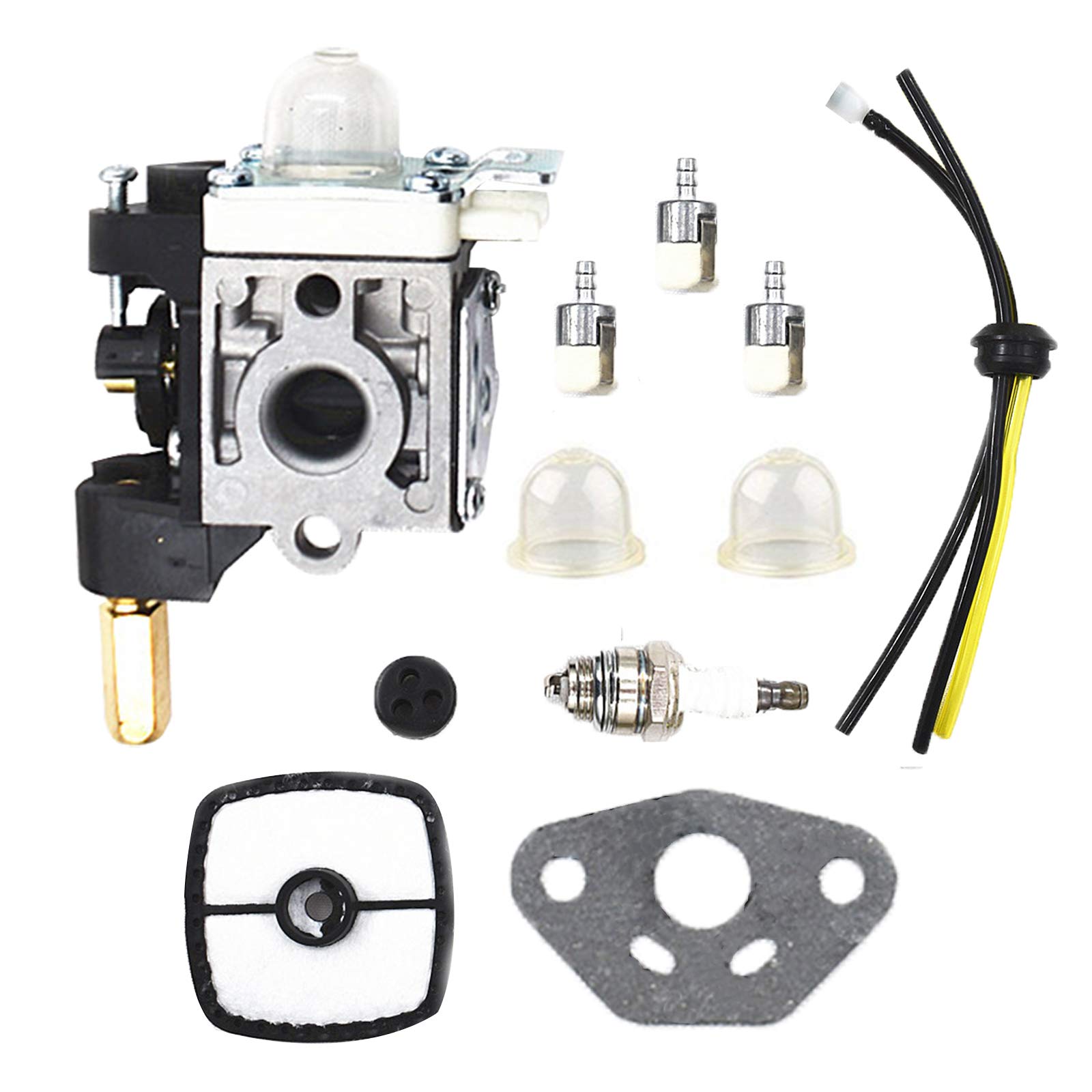 Echo Trimmer Carburetor Replacement Kit - Compatible with GT200 GT201i HC150 HC151 PE200 PE201 PPF210 PPF211 SRM210 SRM211 - Includes Rebuild Kits for Weed Eater Edger Brushcutter - Perfect for Lawn Maintenance & Yard Equipment Repair