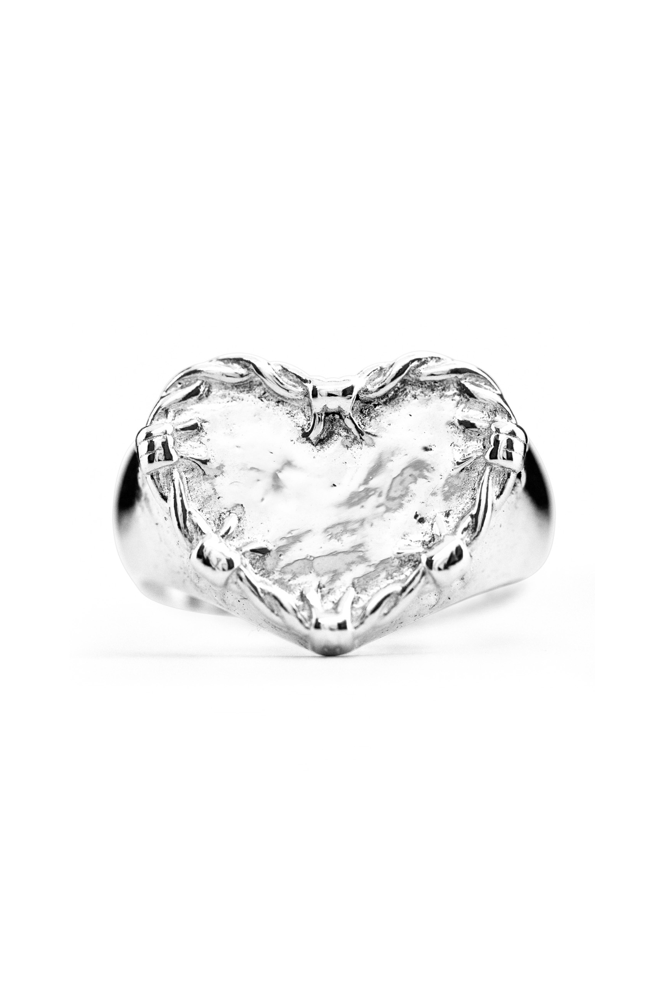 Barbwire Heart Signet Ring - Vintage Gothic Jewelry for Women - Perfect for Gothic Fashion, Punk Style & Everyday Wear