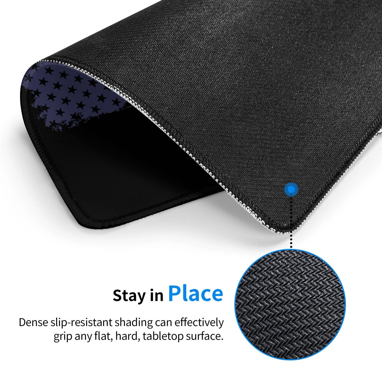 10x12 Inch American Football Mouse Pad - Waterproof, Non-Slip Rubber Base for Laptop, PC, Office & Gaming | Perfect for Sports Fans & Gamers