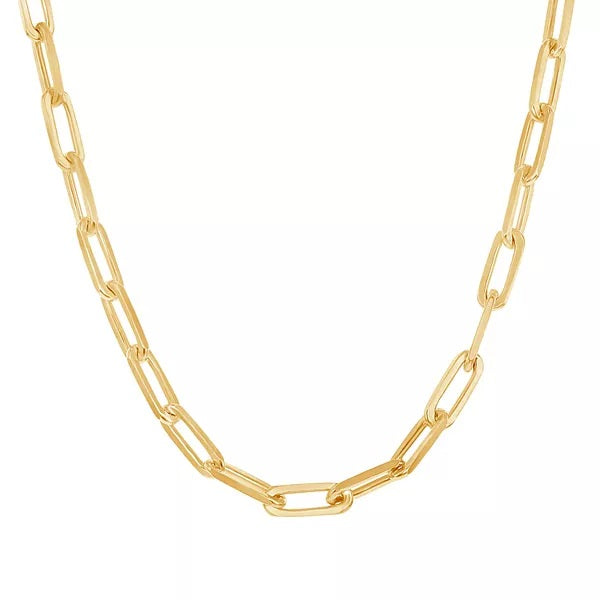 14K Yellow Gold Necklace for Women - Elegant Dainty Chain Jewelry Gift for Her - Perfect for Valentine's Day, Anniversary & Special Occasions