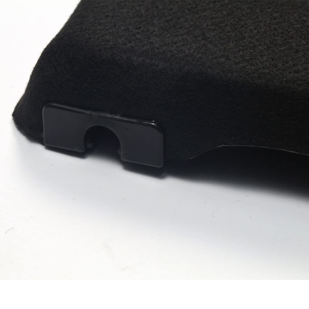 Marretoo Non-Retractable Cargo Cover for Ford Fiesta 2011-2019 | Rear Trunk Shade Accessories | Perfect for Road Trips, Grocery Protection & Privacy