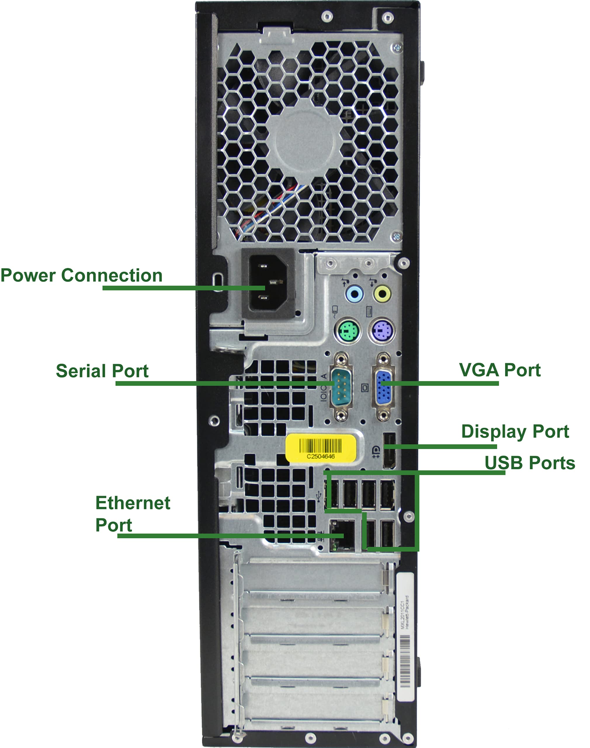 Renewed HP Elite 6300 Desktop Computer with Intel Core i7 3.4GHz, 16GB RAM, 512GB M.2 SSD - WiFi, Bluetooth, Wireless Keyboard & Mouse, 19