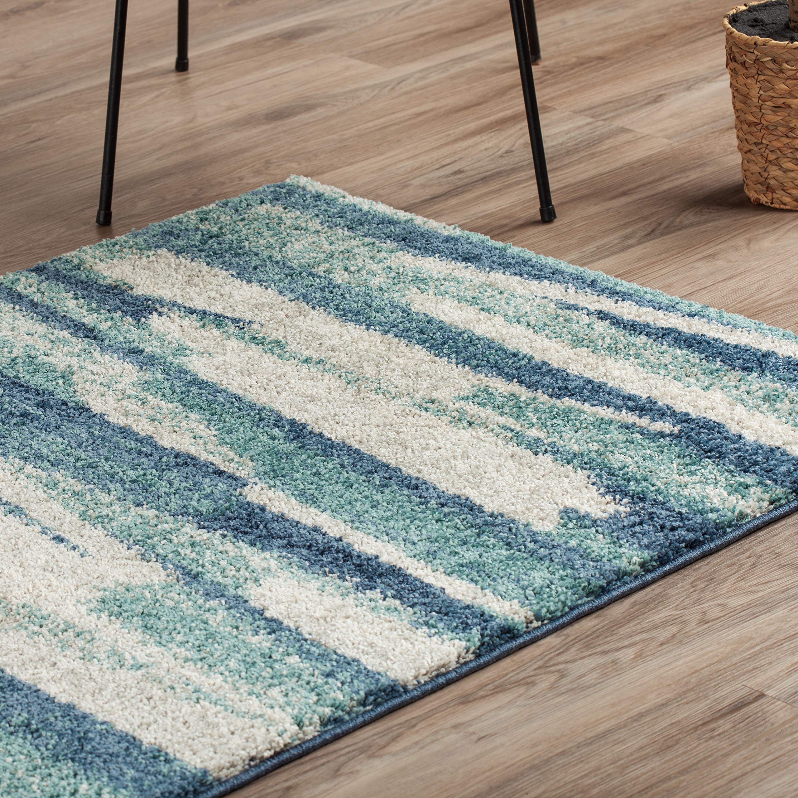 Addison Rugs Reston Area Rug 8'X10' Blue - Soft Modern Living Room Rug for Home Decor, Bedroom & Office