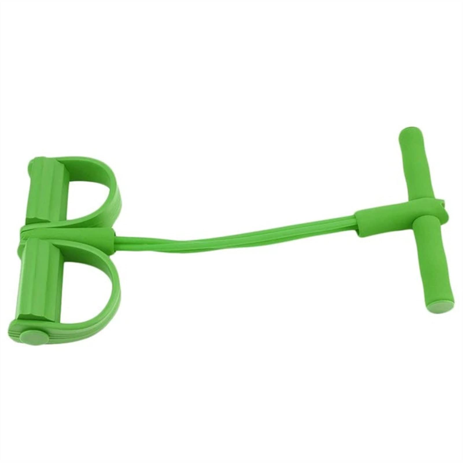NFEGSIYA 4-Tube Elastic Sit-Up Pull Rope - Abdominal & Core Workout Equipment for Home Gym - Ankle Puller Fitness Tool for Indoor Training (Green) - Perfect for Strength Training, Yoga & CrossFit Exercises