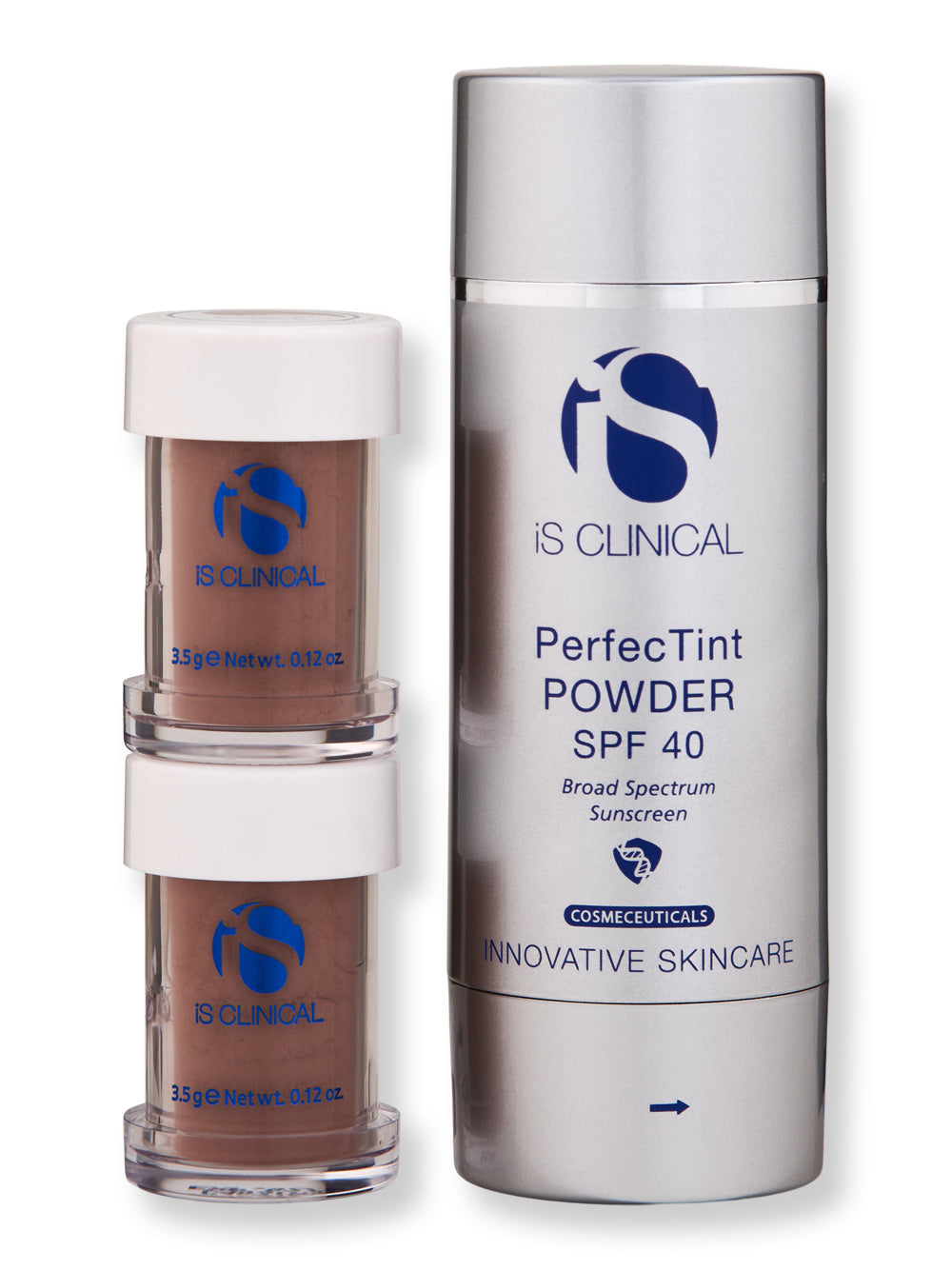 iS Clinical PerfecTint Powder SPF 40 - Tinted Mineral Sunscreen for Face, Oil-Free & Non-Comedogenic | Perfect for Daily Wear, Outdoor Activities & Sun Protection