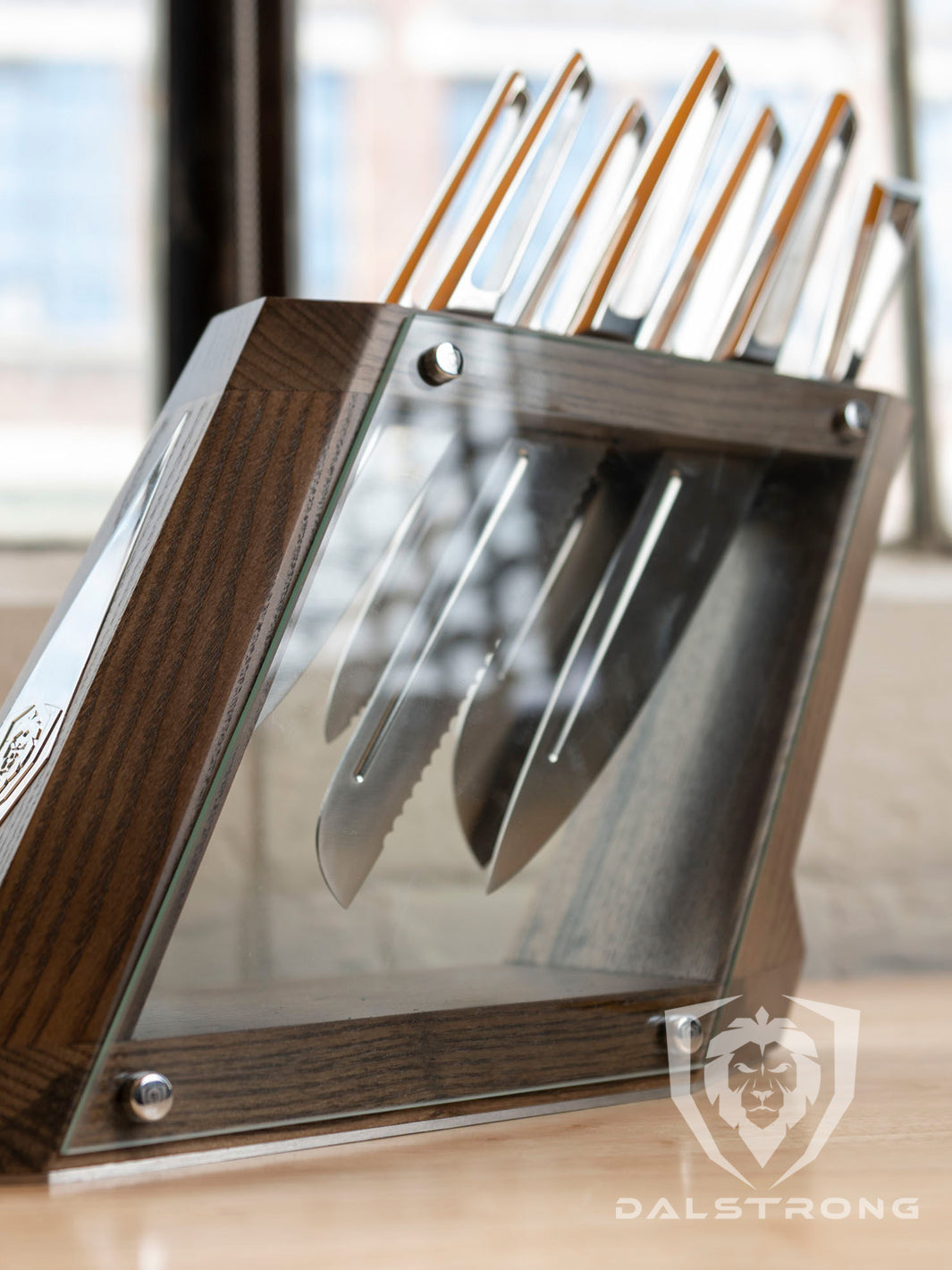 Premium 8-Piece Block Set - Dalstrong Crusader Series NSF Certified Knives for Professional Chefs & Home Cooking