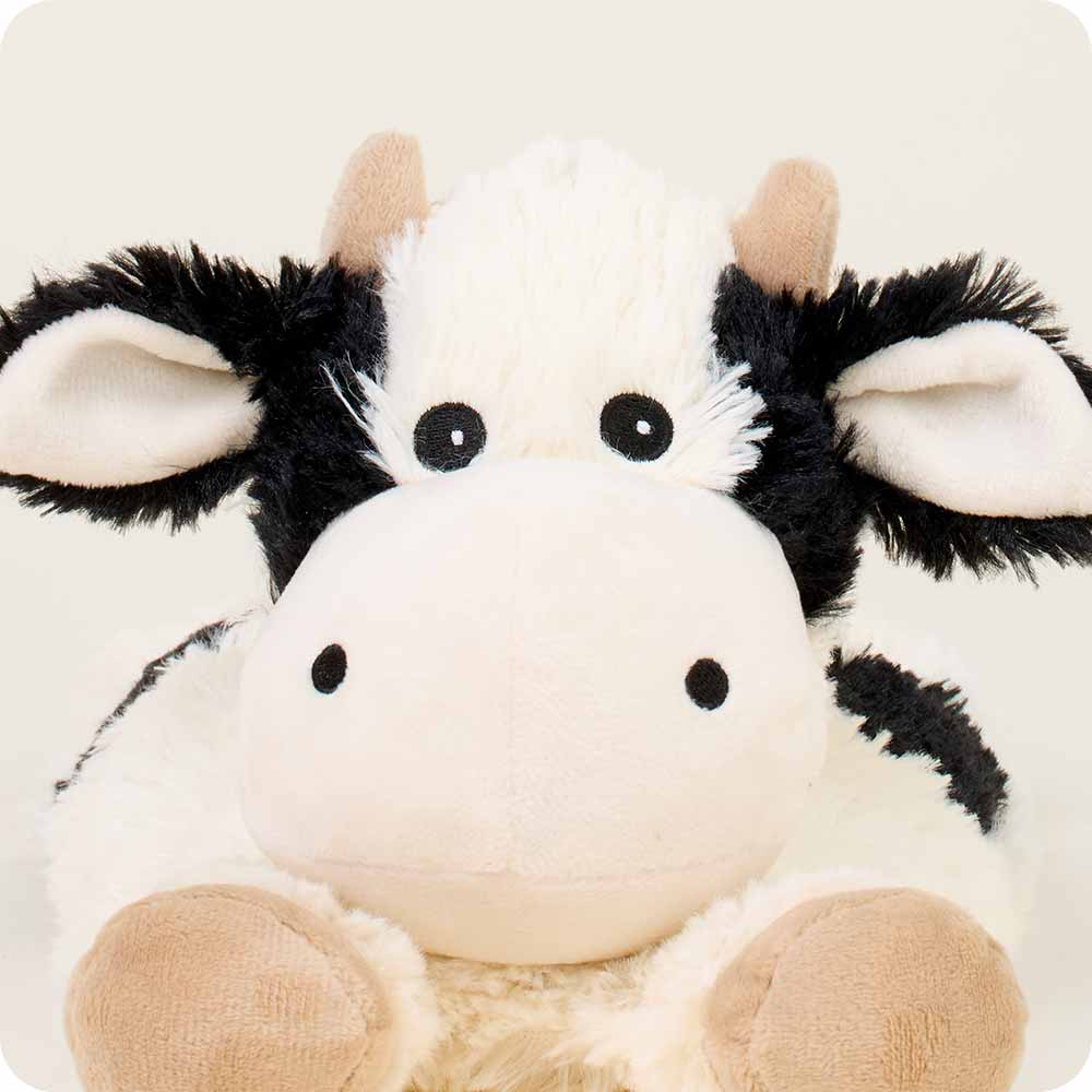 Cozy Warmies Plush Cow Heating Pad - Perfect for Stress Relief, Pain Relief & Relaxation at Home or Office