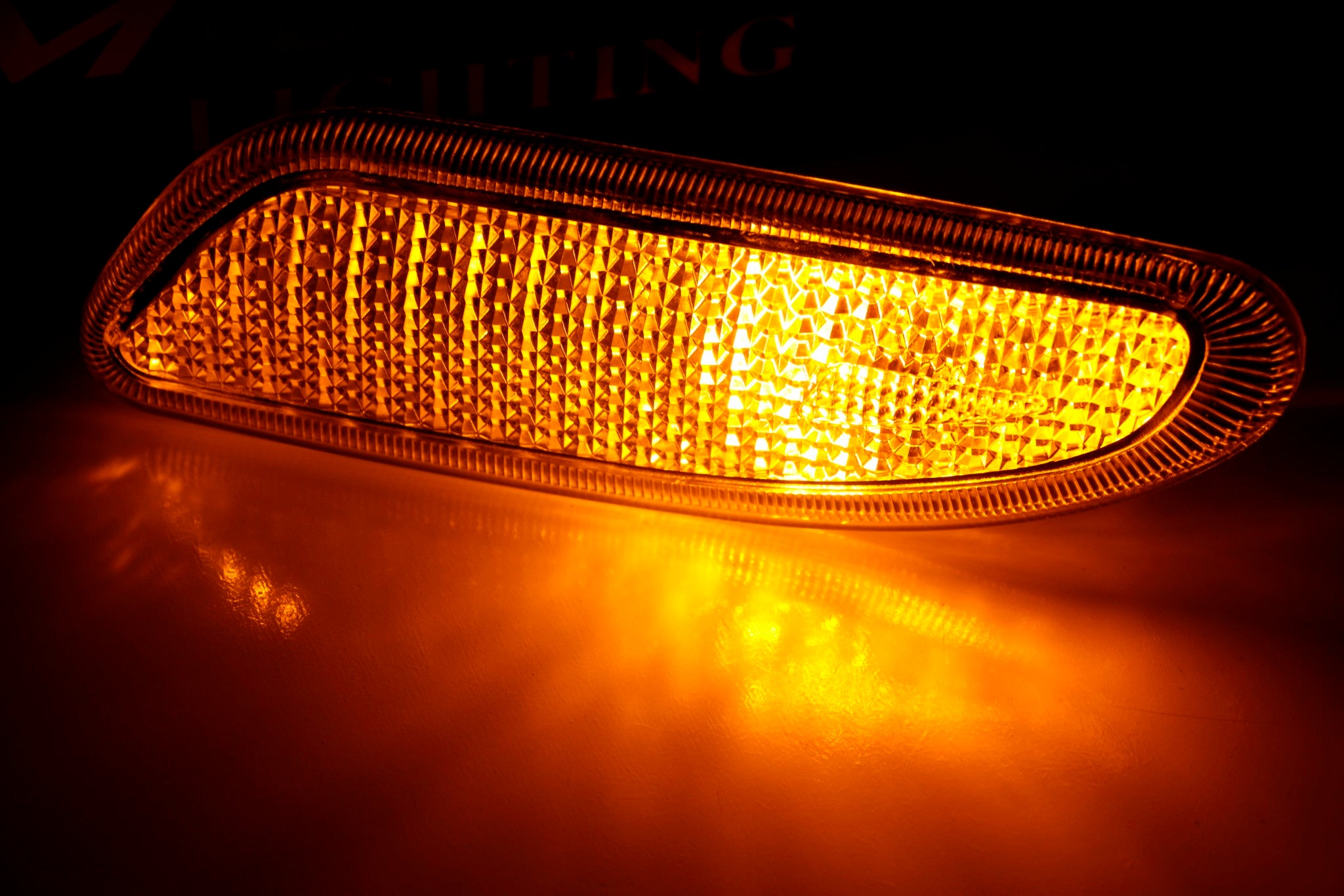 Amber LED Clear Lens Side Marker Lights for 2001-2007 Mercedes W203 C230 C240 C350 - Enhanced Visibility & Style Upgrade for Night Driving & Car Customization