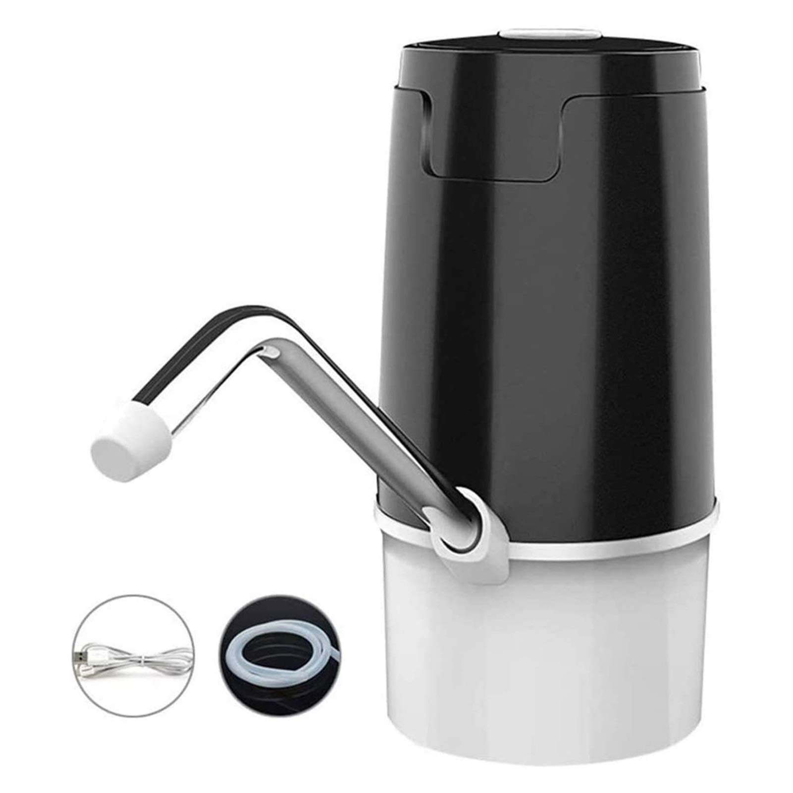 5 Gallon Water Dispenser - Electric Drinking Water Pump for 2-5 Gallon Jugs with USB Charging | Portable Water Bottle Tap Dispenser for Home, Office, Camping & Outdoor Activities | Perfect for Kitchen, RV Trips & Emergency Preparedness